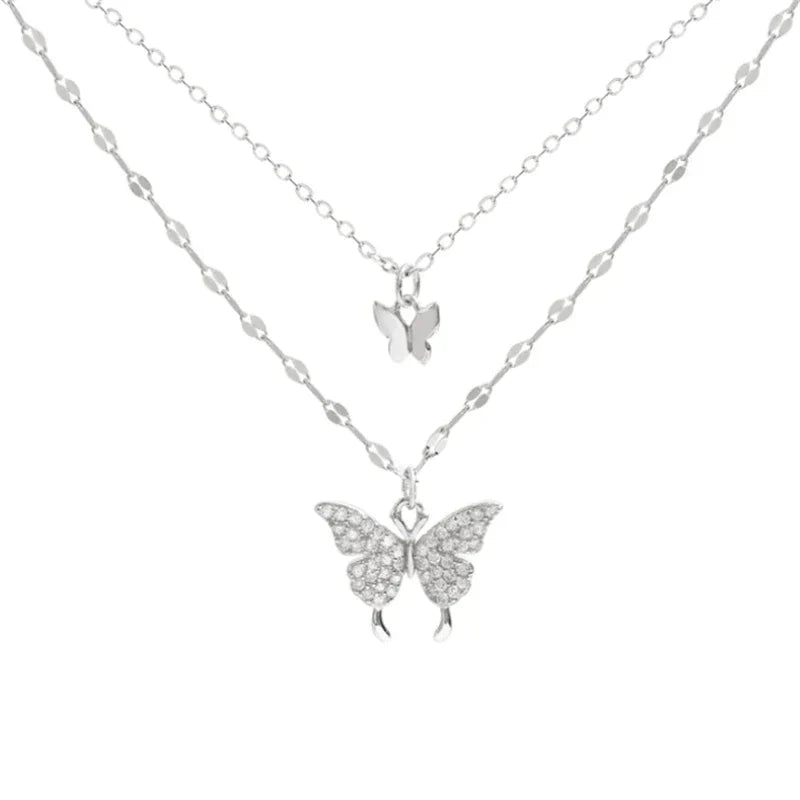 Layered Silver Necklace