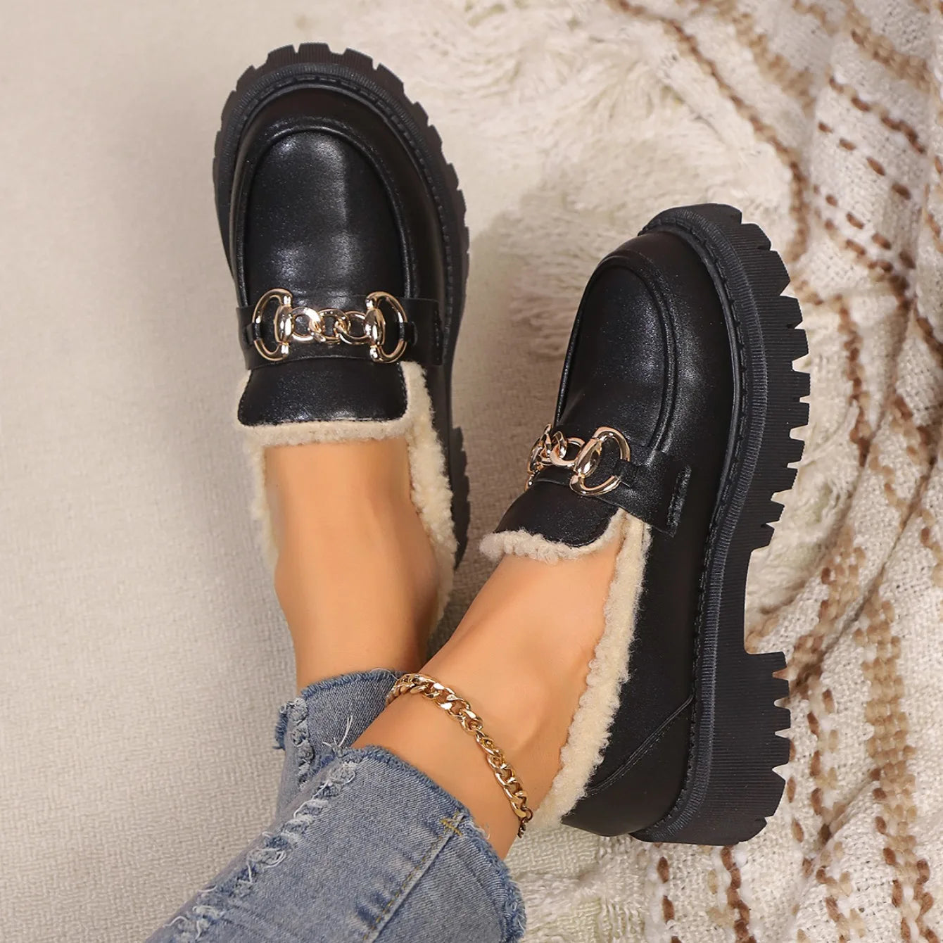 Image of Leah | Women's Slip-On Chunky Loafers