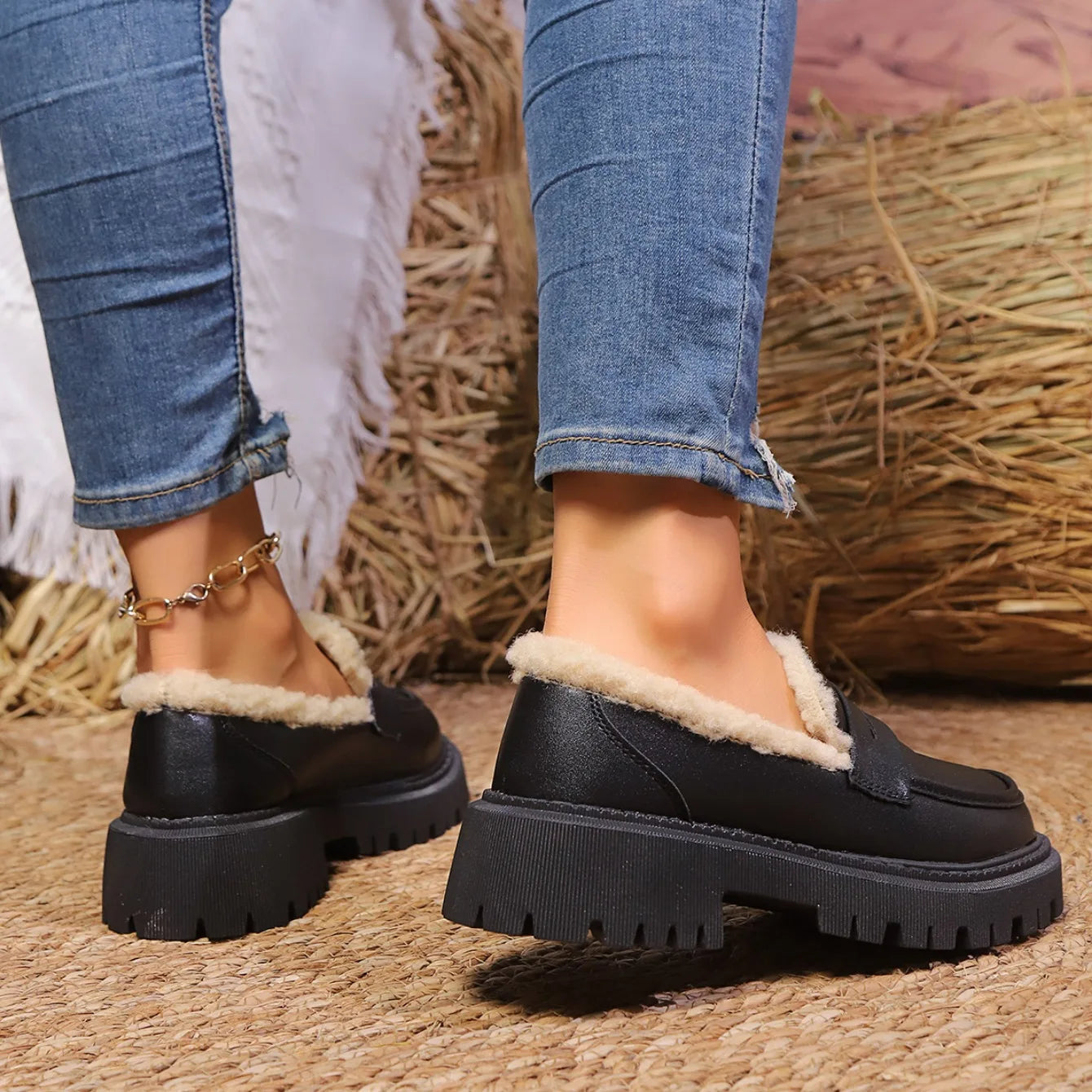Image of Leah | Women's Slip-On Chunky Loafers