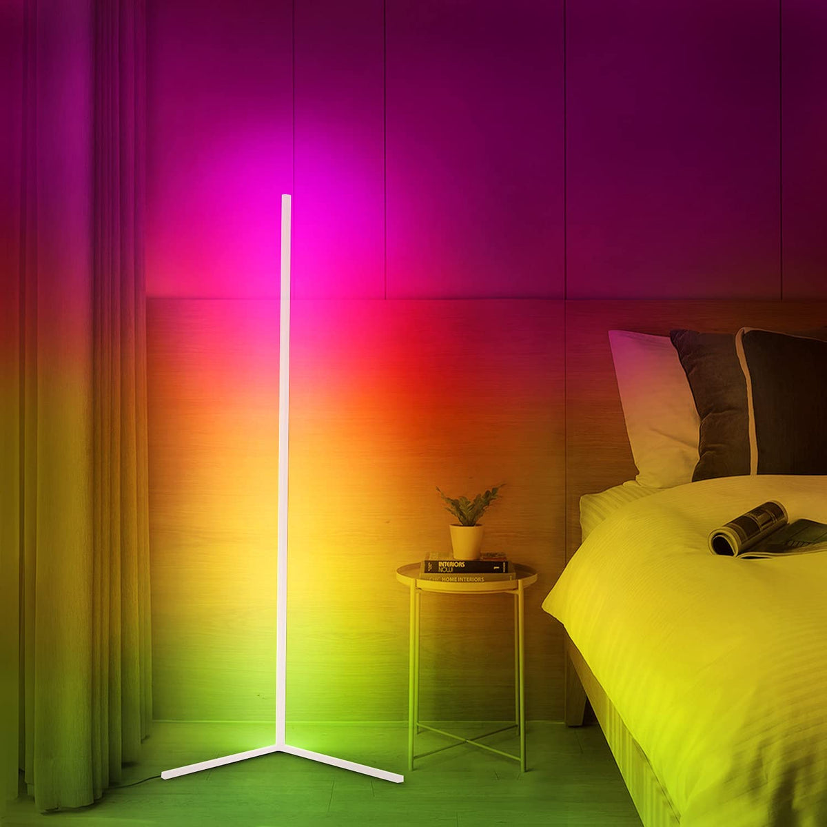 LED Design Corner Lamp with Remote Control