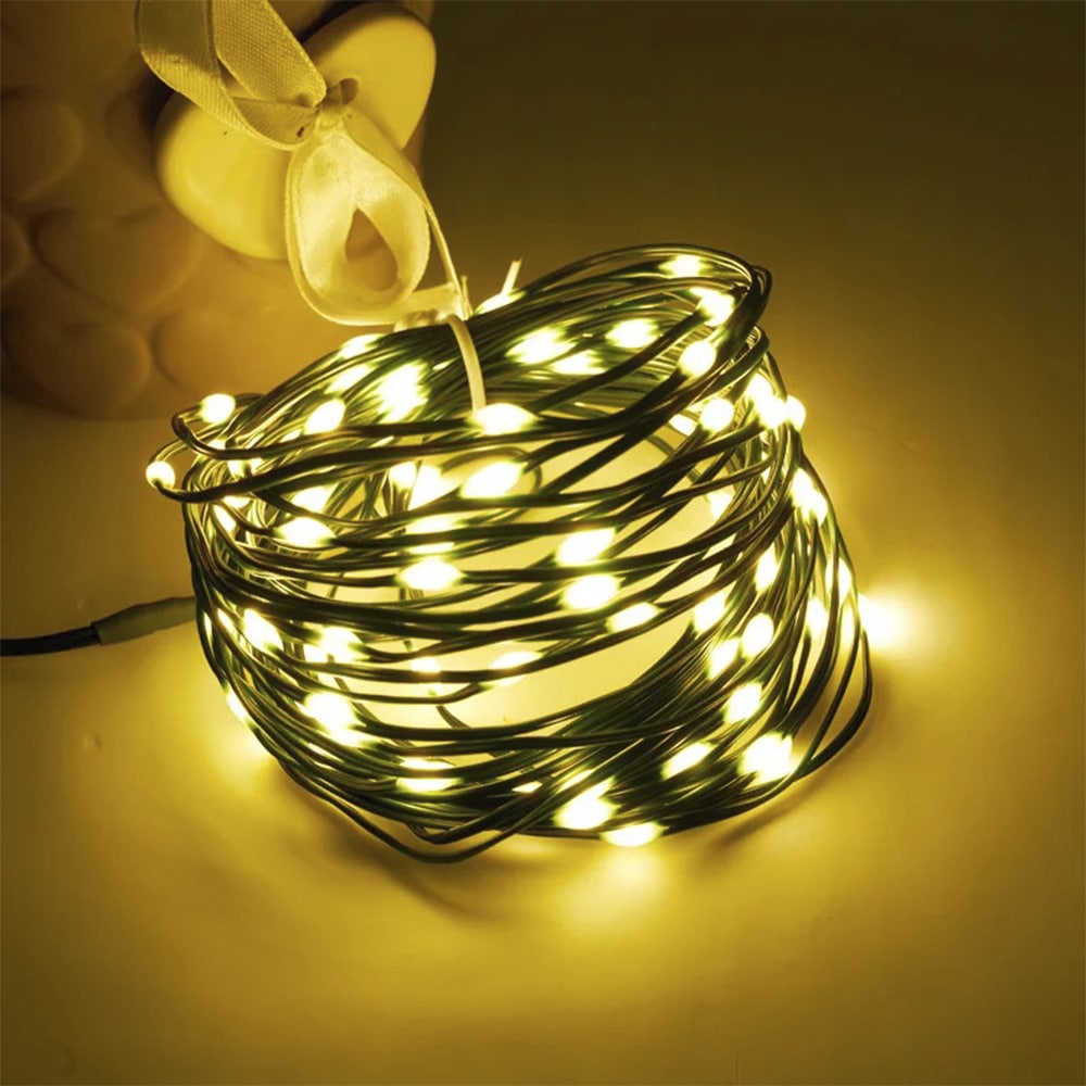 LED String Light with Remote Control and 8 Light Settings - 30/40/50 Meters -