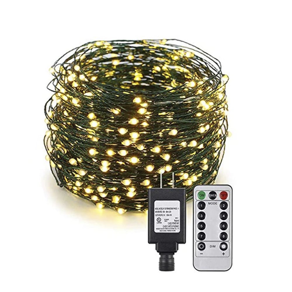 LED String Light with Remote Control and 8 Light Settings - 30/40/50 Meters -