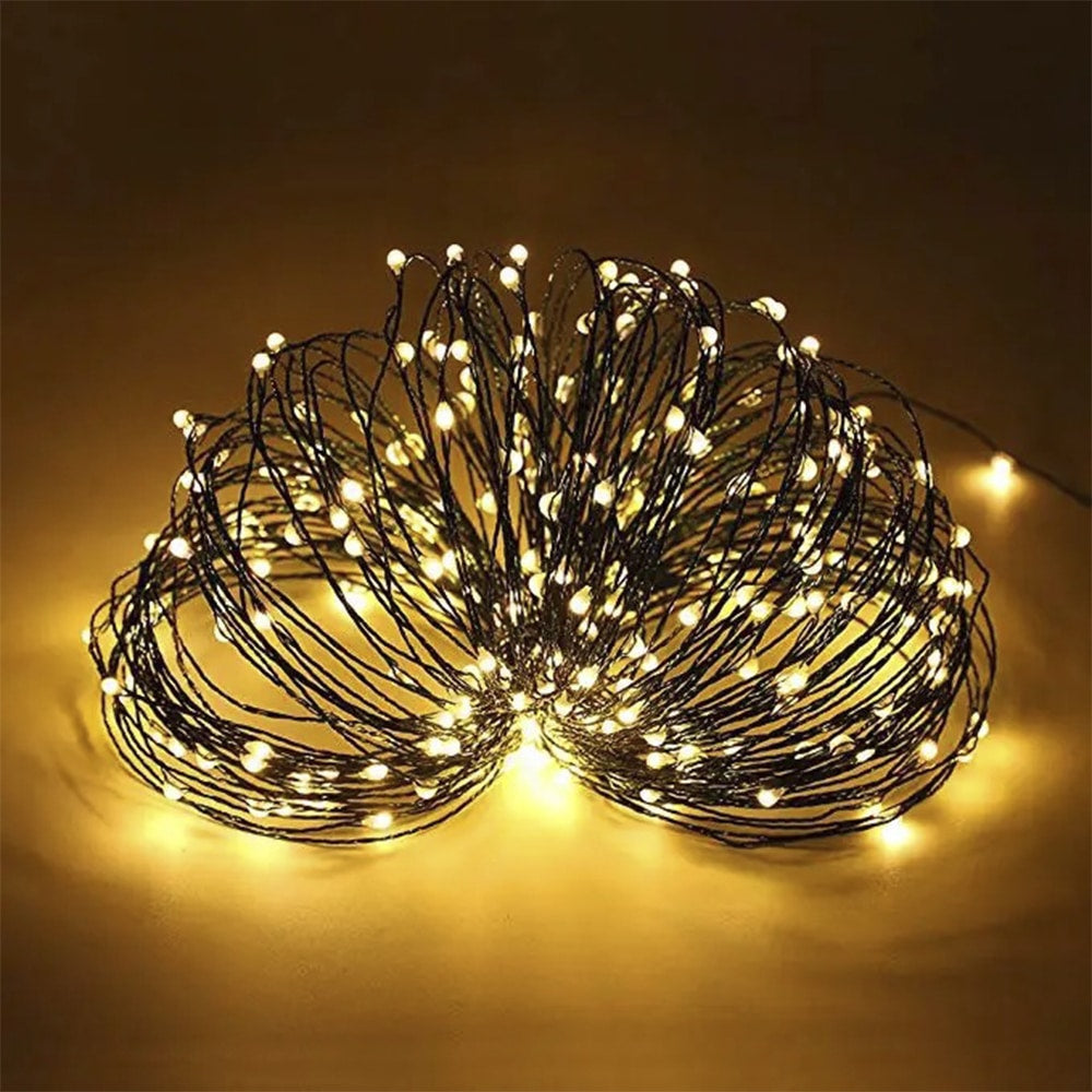 LED String Light with Remote Control and 8 Light Settings - 30/40/50 Meters -