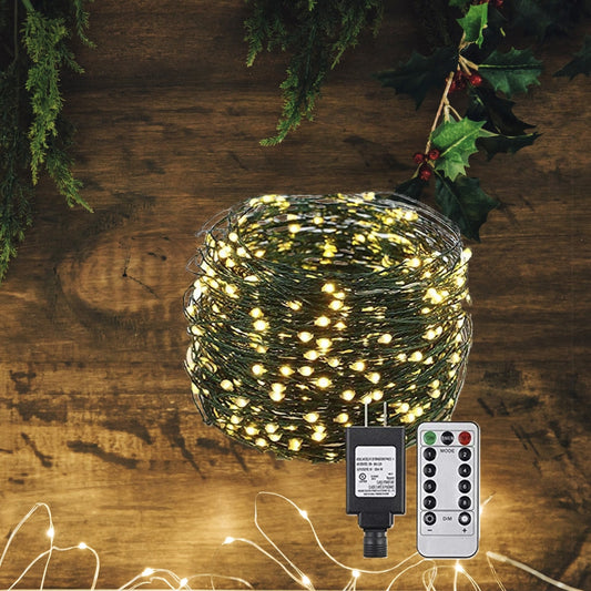 LED String Light with Remote Control and 8 Light Settings - 30/40/50 Meters -