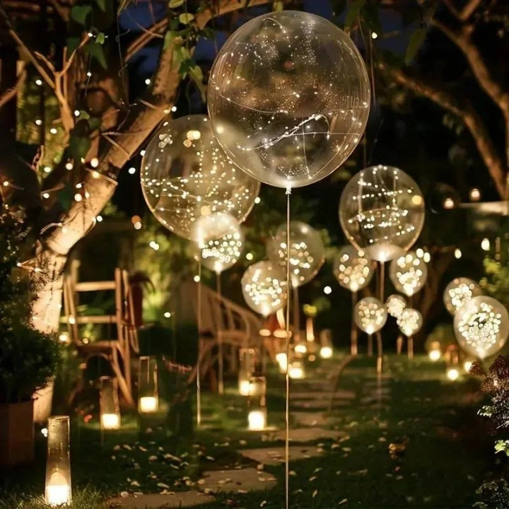 Light-Up Balloons – Party Decorations with Warm Glow | Set of 10