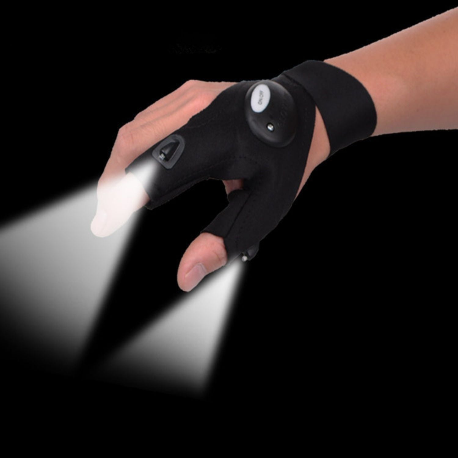 LightGrip™ Gloves | LED Lighting for Night Running, Biking, and Fishing!