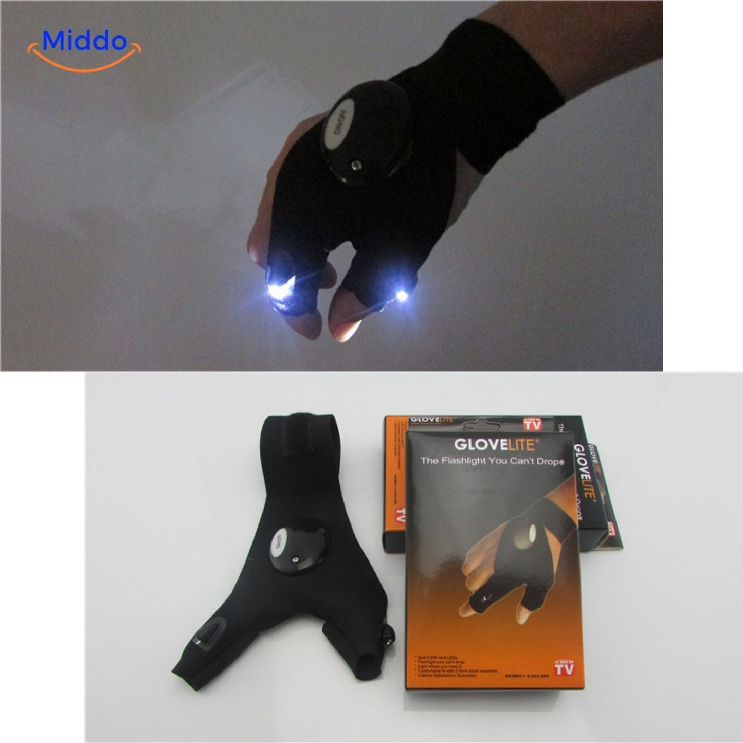 LightGrip™ Gloves | LED Lighting for Night Running, Biking, and Fishing!