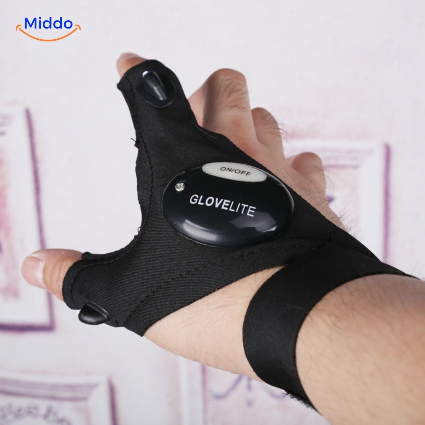 LightGrip™ Gloves | LED Lighting for Night Running, Biking, and Fishing!