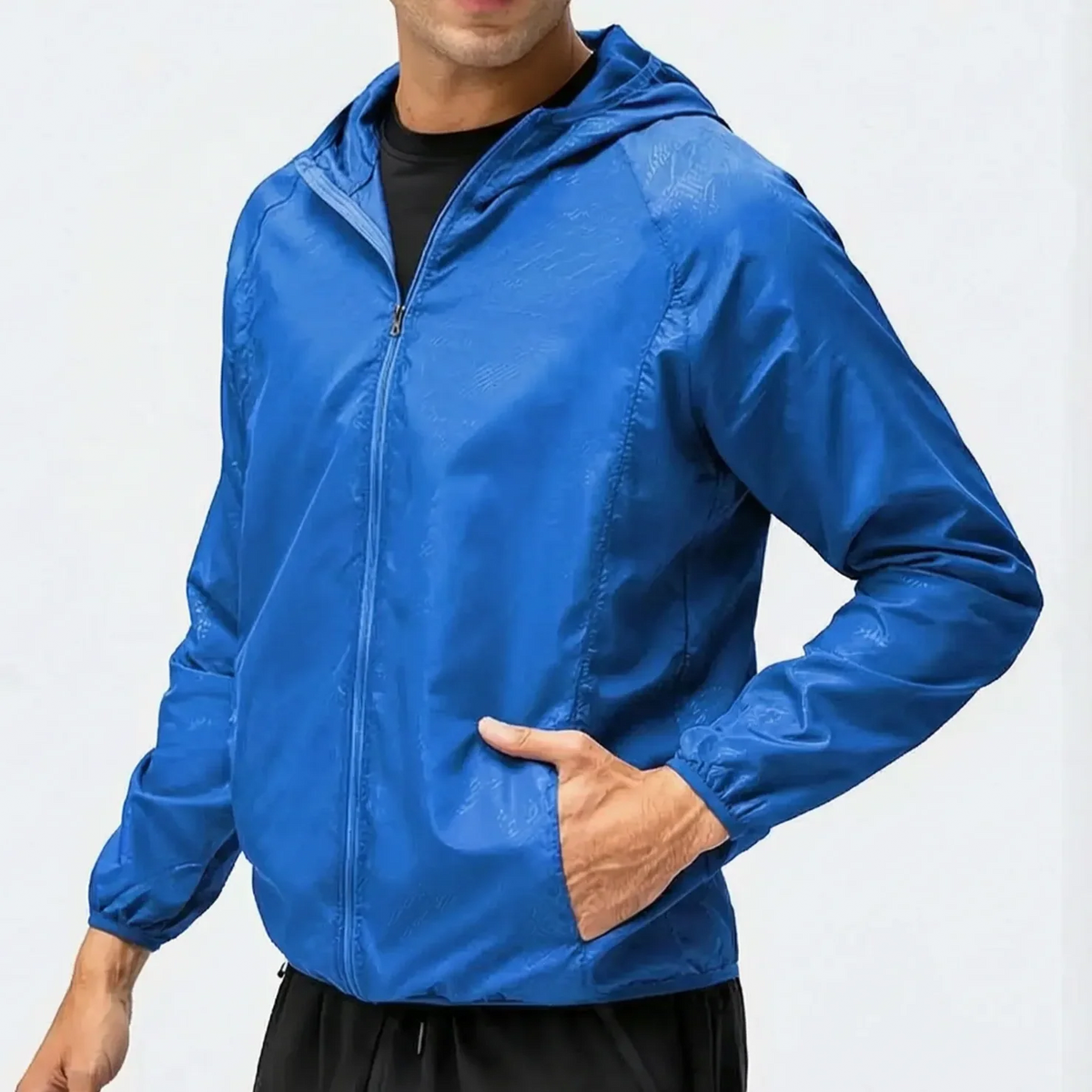 Lightweight Hooded Windbreaker