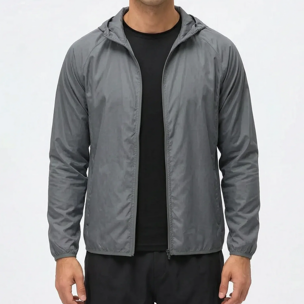 Lightweight Hooded Windbreaker