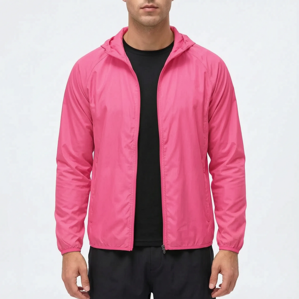 Lightweight Hooded Windbreaker