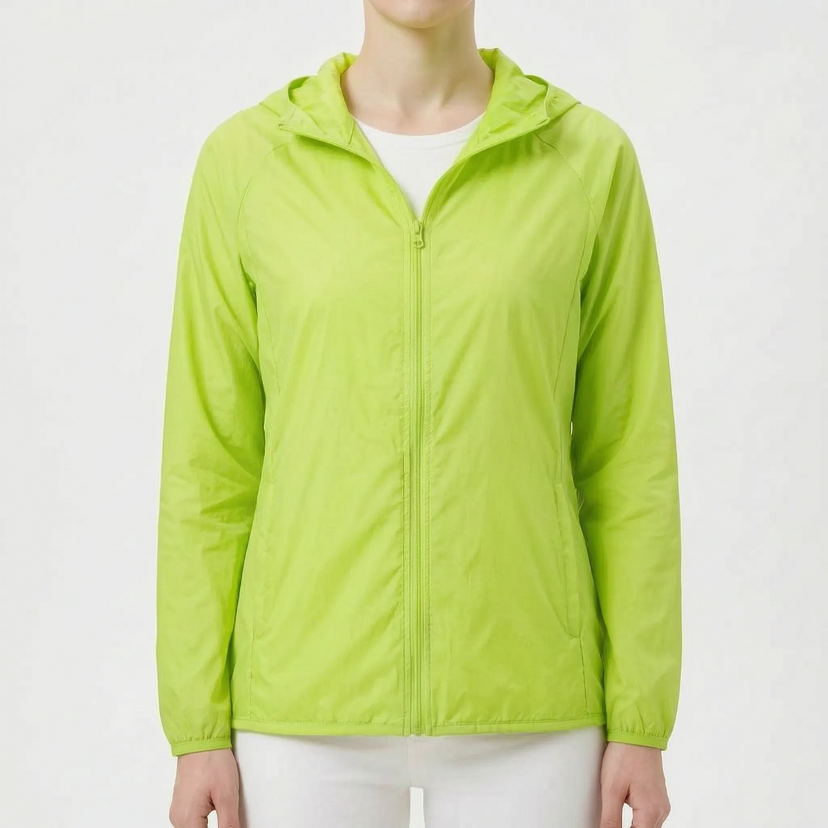 Lightweight Hooded Windbreaker Jacket