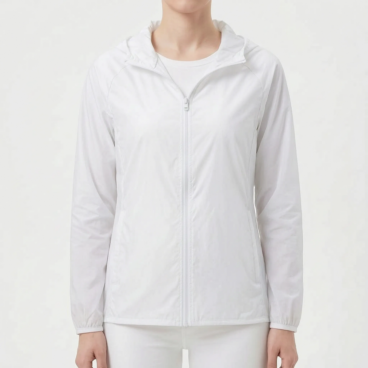 Lightweight Hooded Windbreaker Jacket