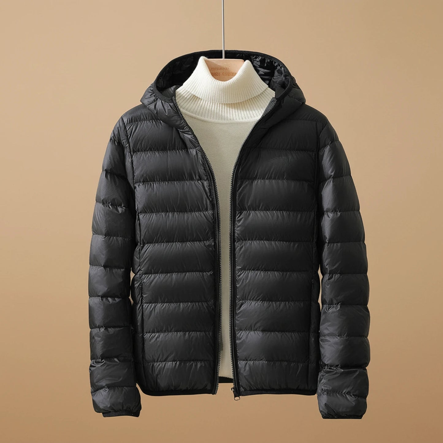 Lightweight Hooded Puffer Jacket for Women