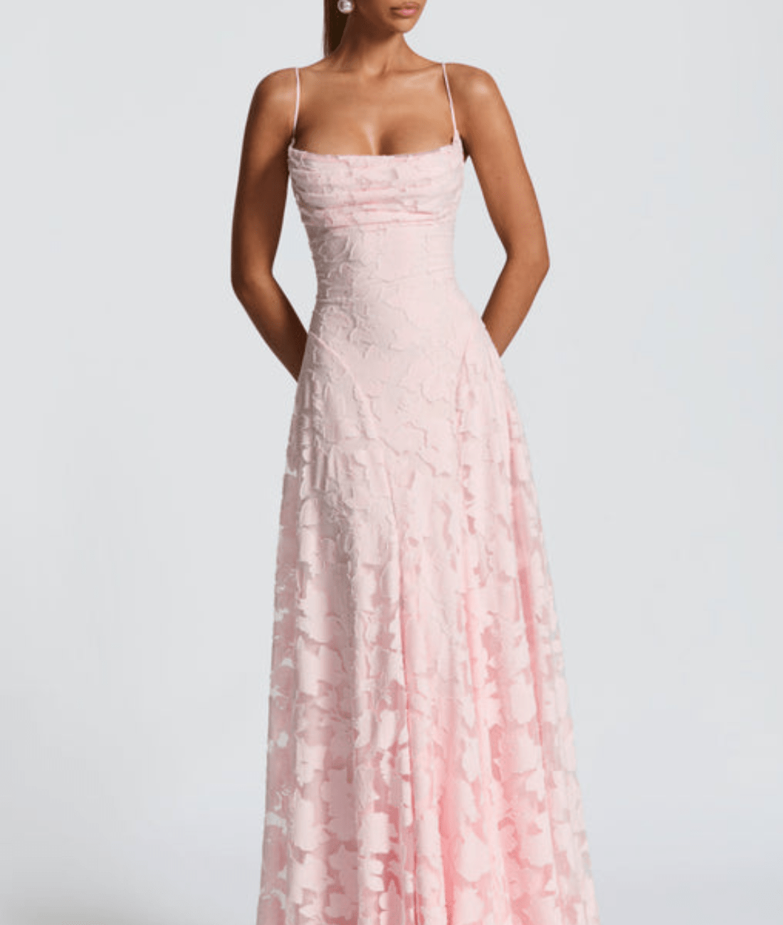 Image of Lilly | Women's Spaghetti Strap A-Line Maxi Dress