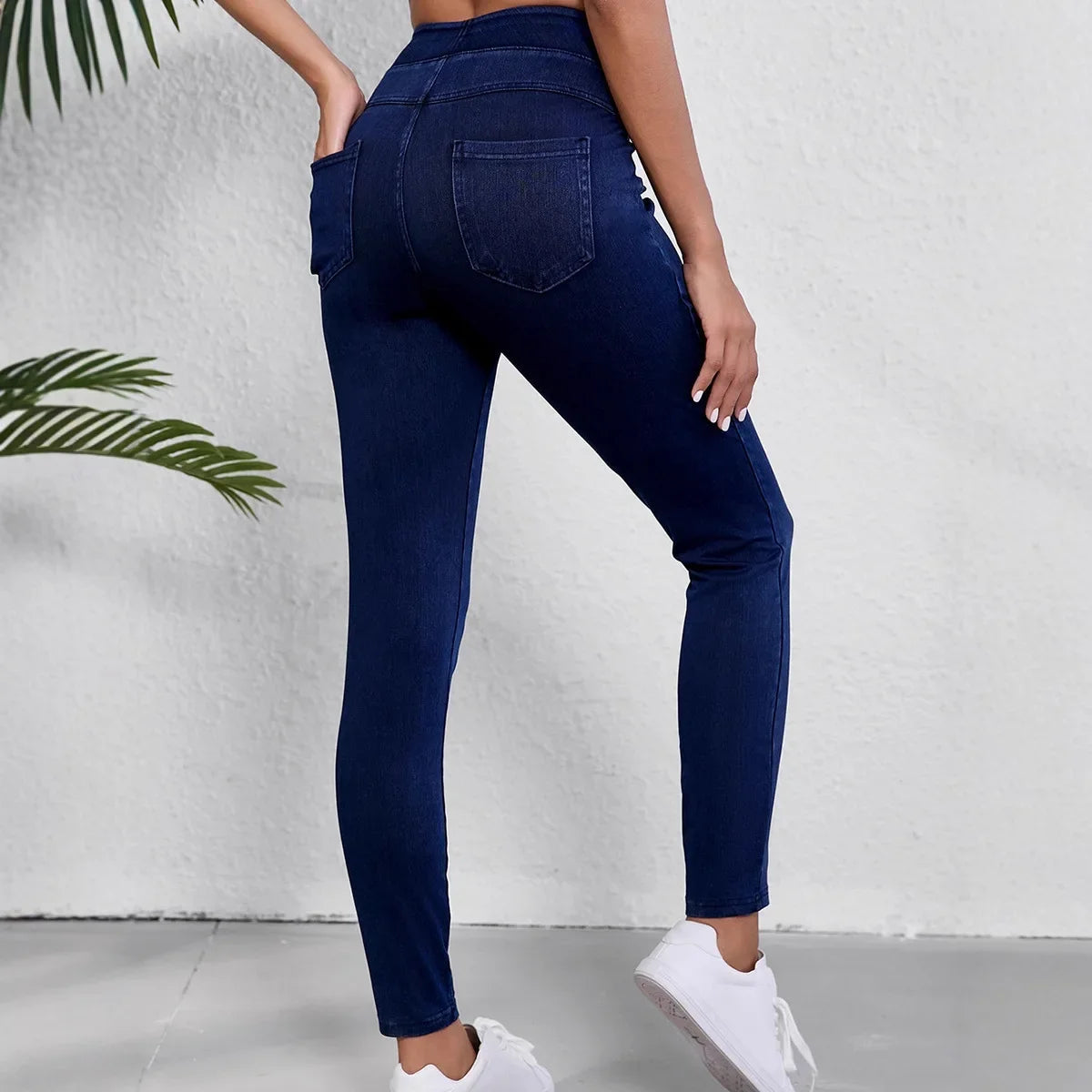 Image of Lisa | Women's High-Waisted Pull-On Skinny Jeans