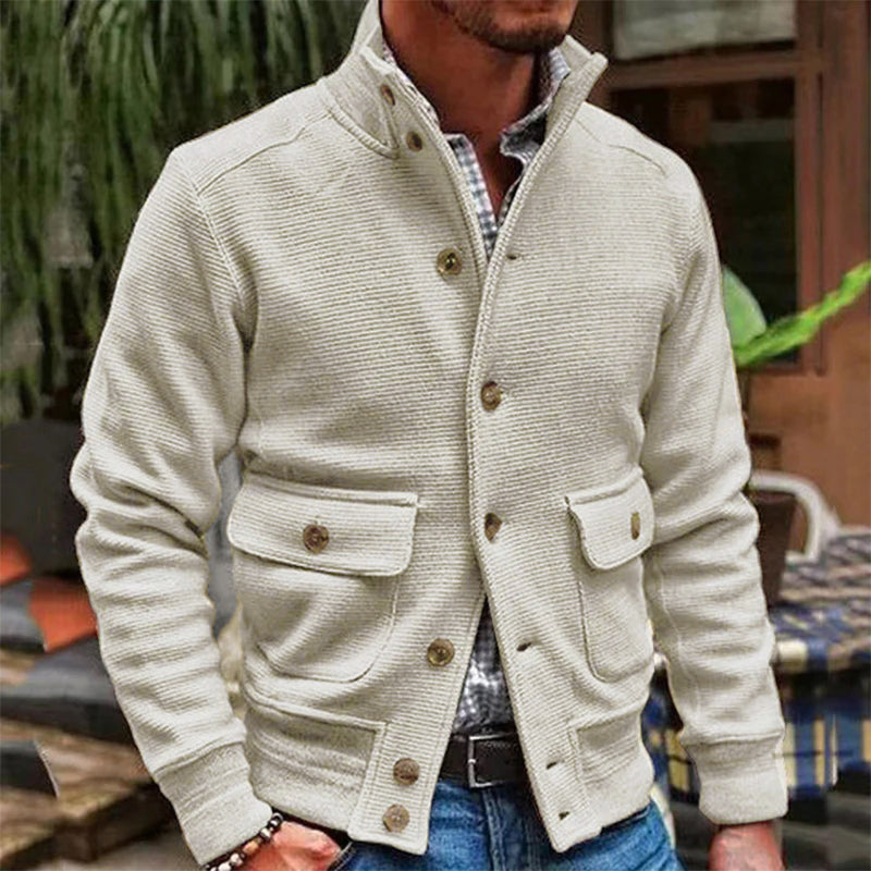 Image of Logan | Men's Button-Front Casual Jacket