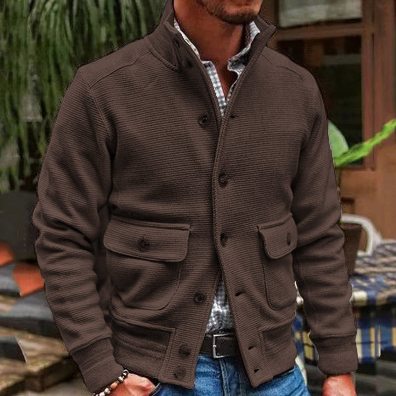 Image of Logan | Men's Button-Front Casual Jacket