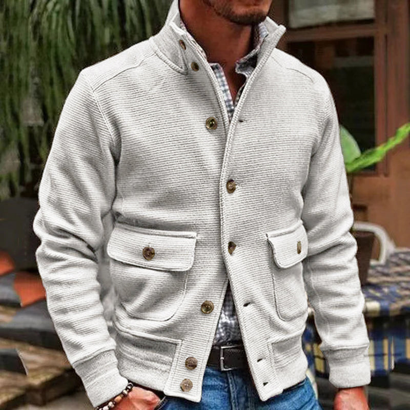 Image of Logan | Men's Button-Front Casual Jacket