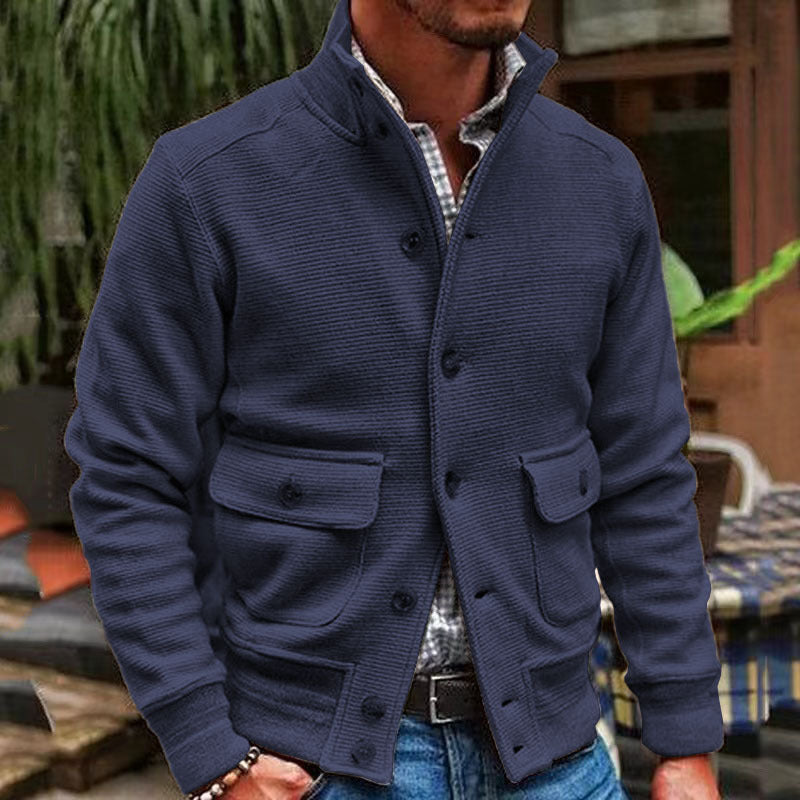 Image of Logan | Men's Button-Front Casual Jacket