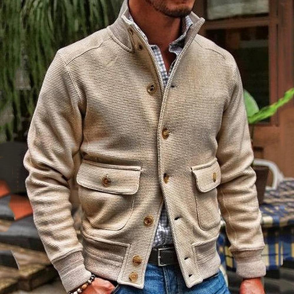 Image of Logan | Men's Button-Front Casual Jacket