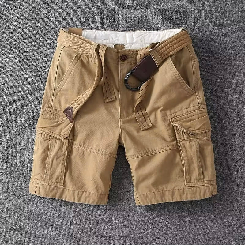Image of Logan | Men's Cargo Belted Shorts