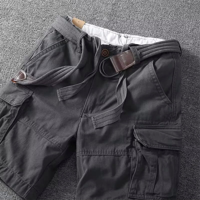 Image of Logan | Men's Cargo Belted Shorts