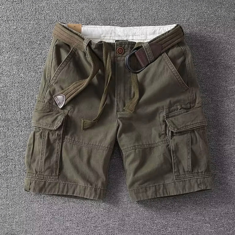 Image of Logan | Men's Cargo Belted Shorts