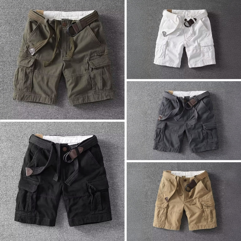 Image of Logan | Men's Cargo Belted Shorts