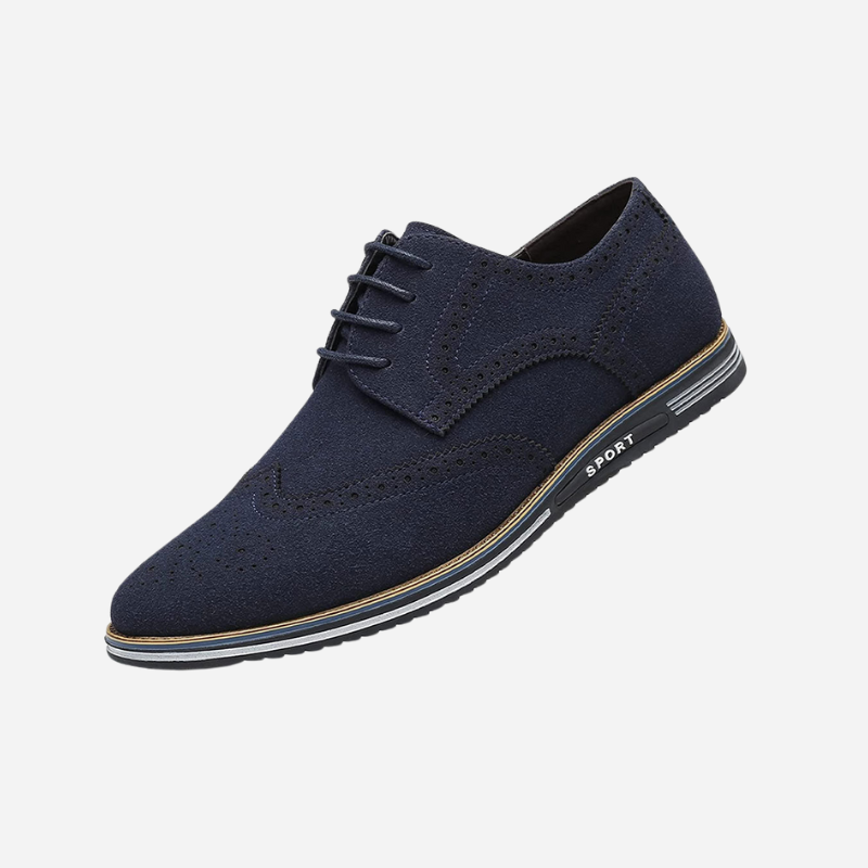 Image of Logan | Men's Wingtip Lace-Up Oxford Shoes