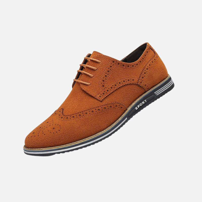 Image of Logan | Men's Wingtip Lace-Up Oxford Shoes