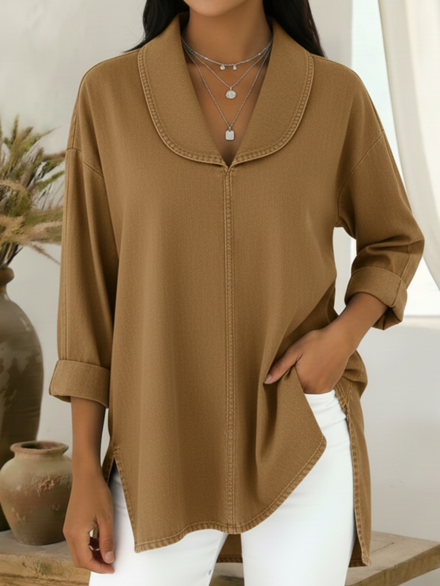 Image of Lola | Women's Long Sleeve Tunic Blouse