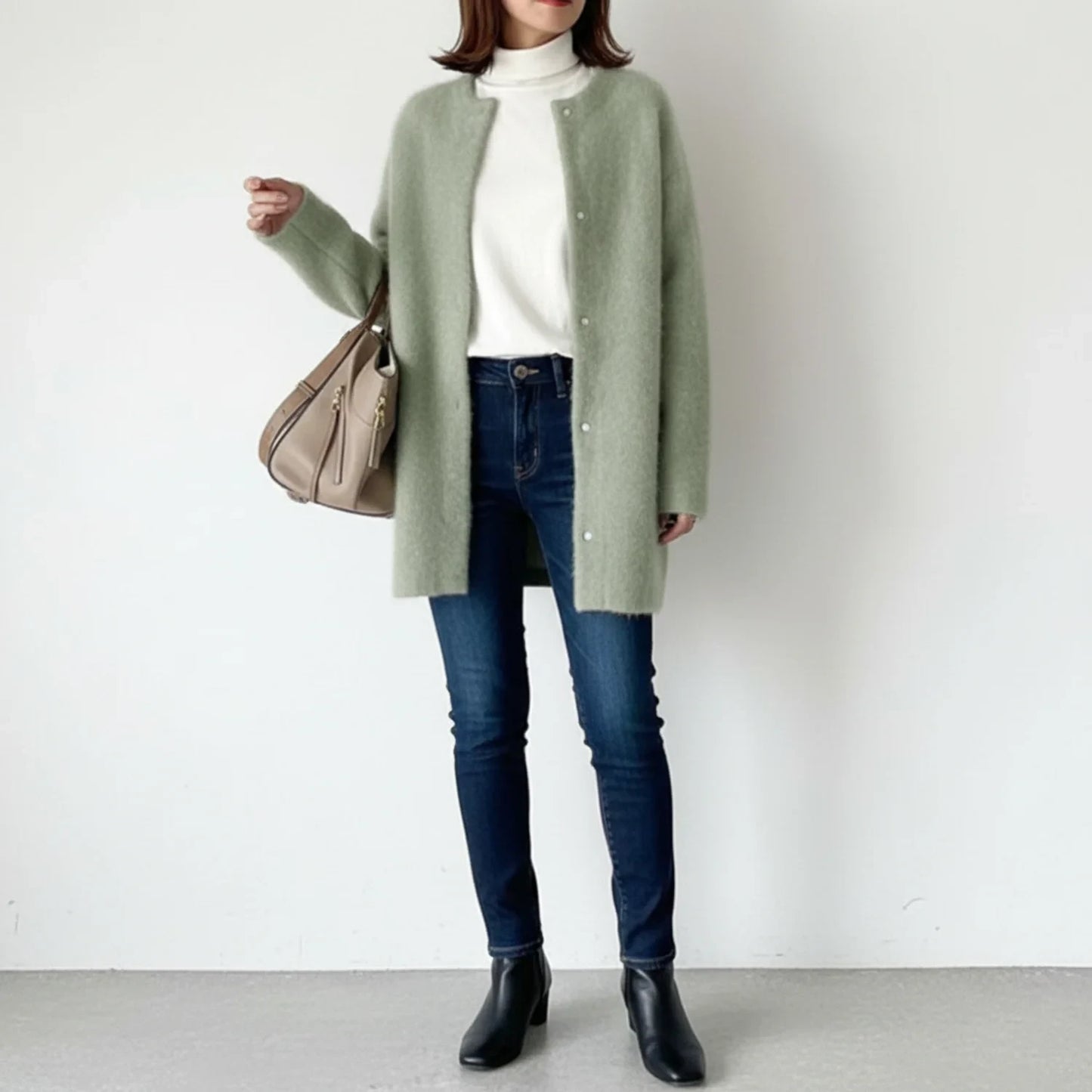 Long Cardigan for Women AI replaced image