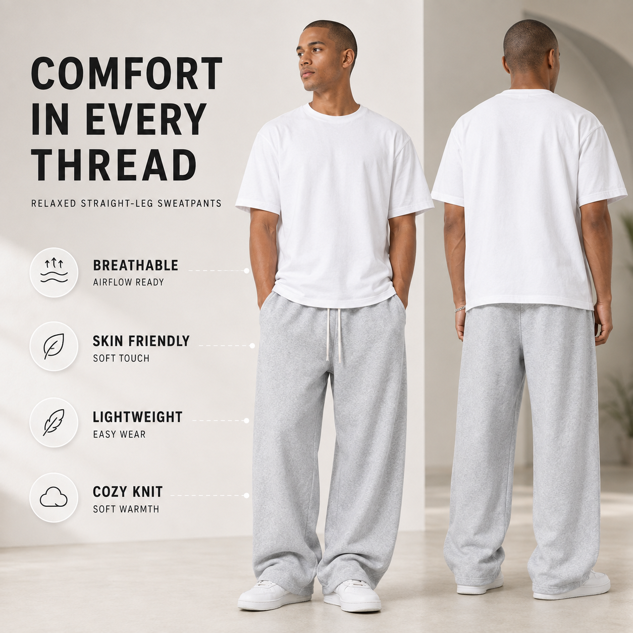 Loose Full-Length Joggers