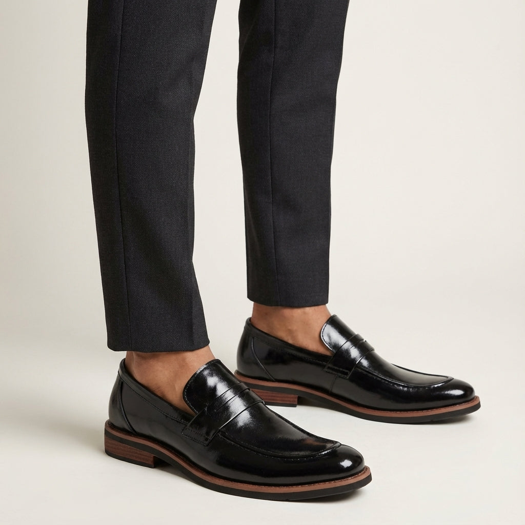 Image of Louis | Men's Penny Loafer Slip-On Dress Shoes