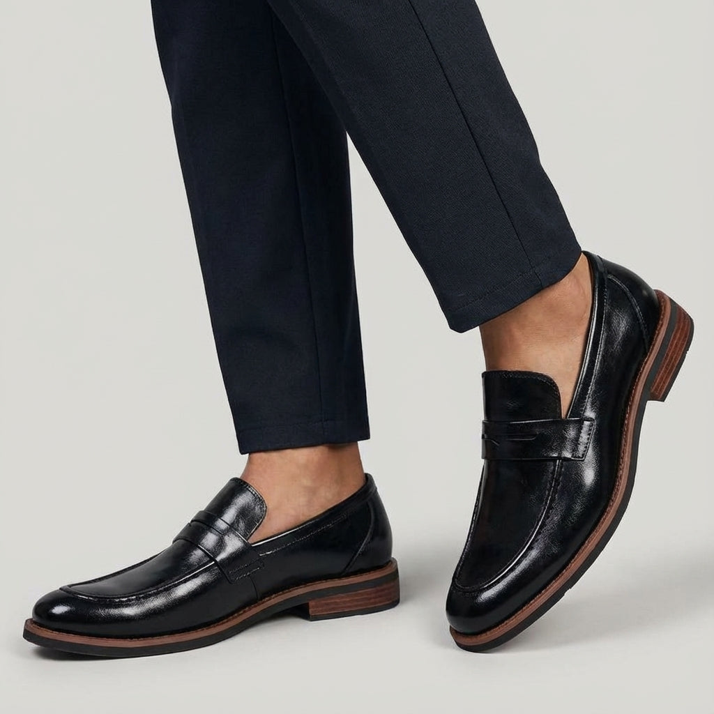 Image of Louis | Men's Penny Loafer Slip-On Dress Shoes