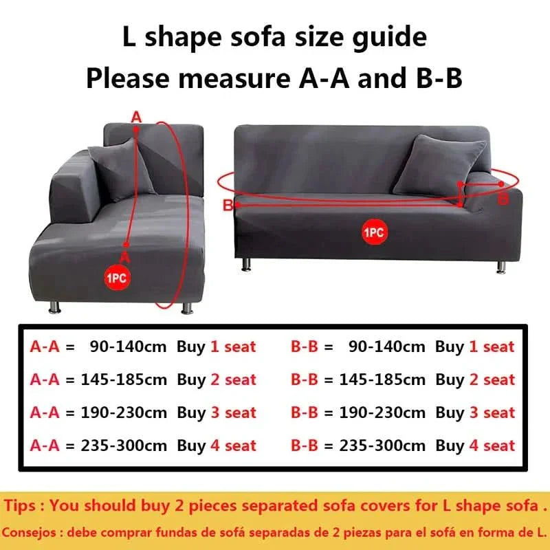 Loungeria - Ribbed Stretch Sofa Cover