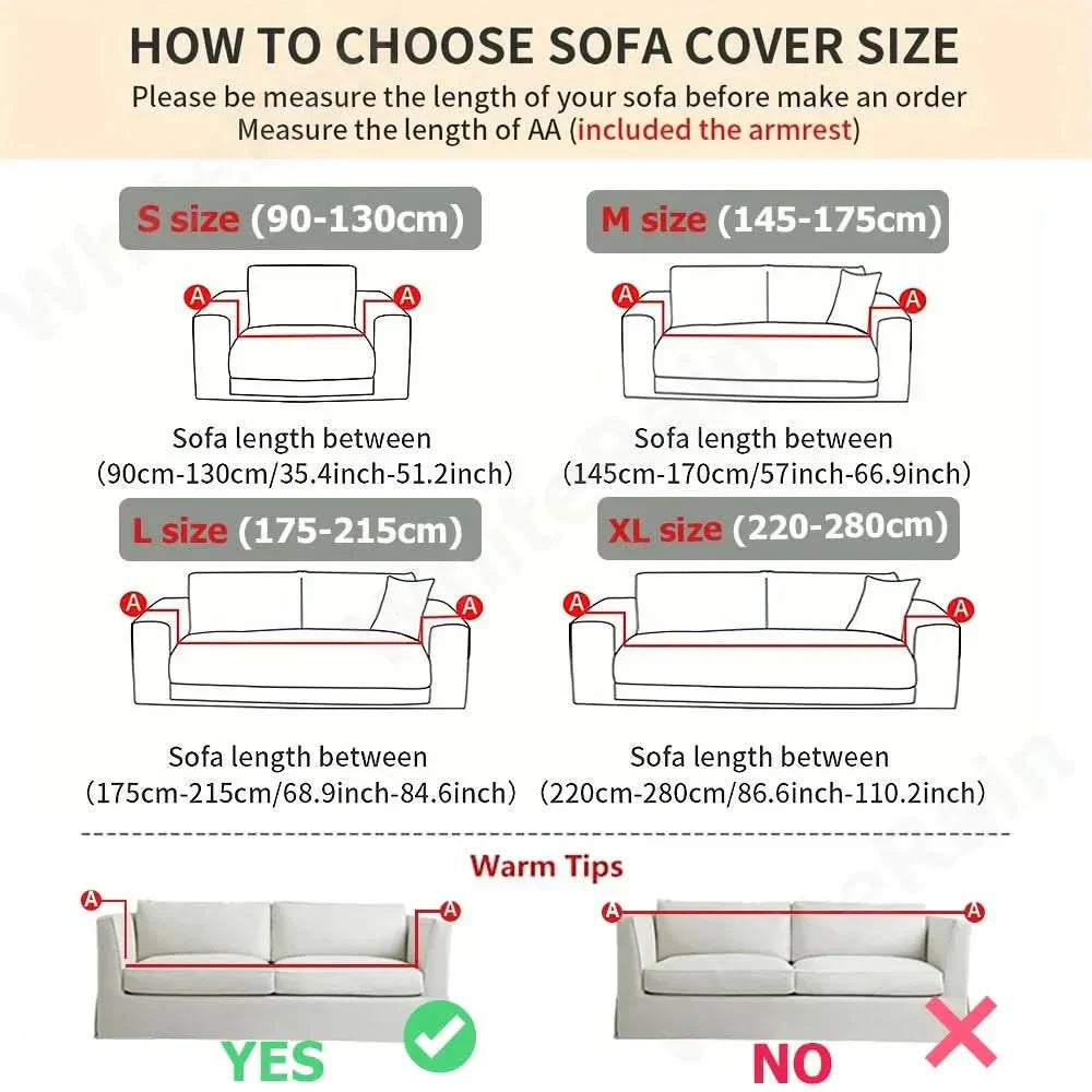 Loungeria - Ribbed Stretch Sofa Cover