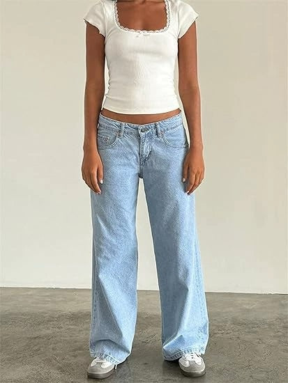Low-Rise Jeans | Comfort and Style | Trendy Denim