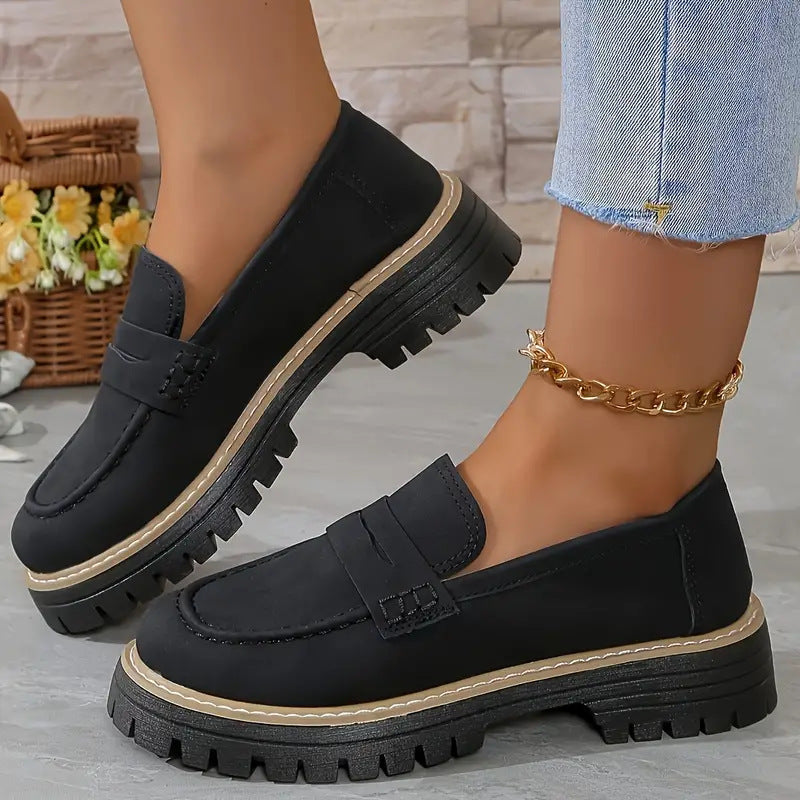 Image of Lucia | Women's Platform Loafers Shoes