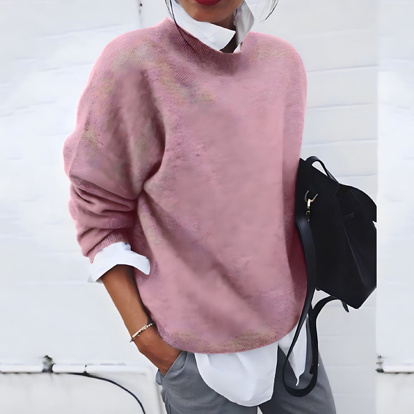 Image of Lucille | Women's Oversized Crewneck Sweater