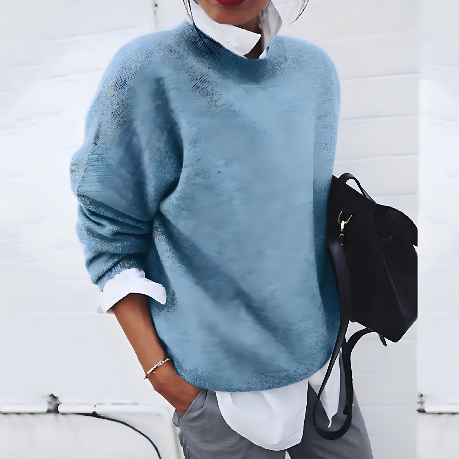 Image of Lucille | Women's Oversized Crewneck Sweater