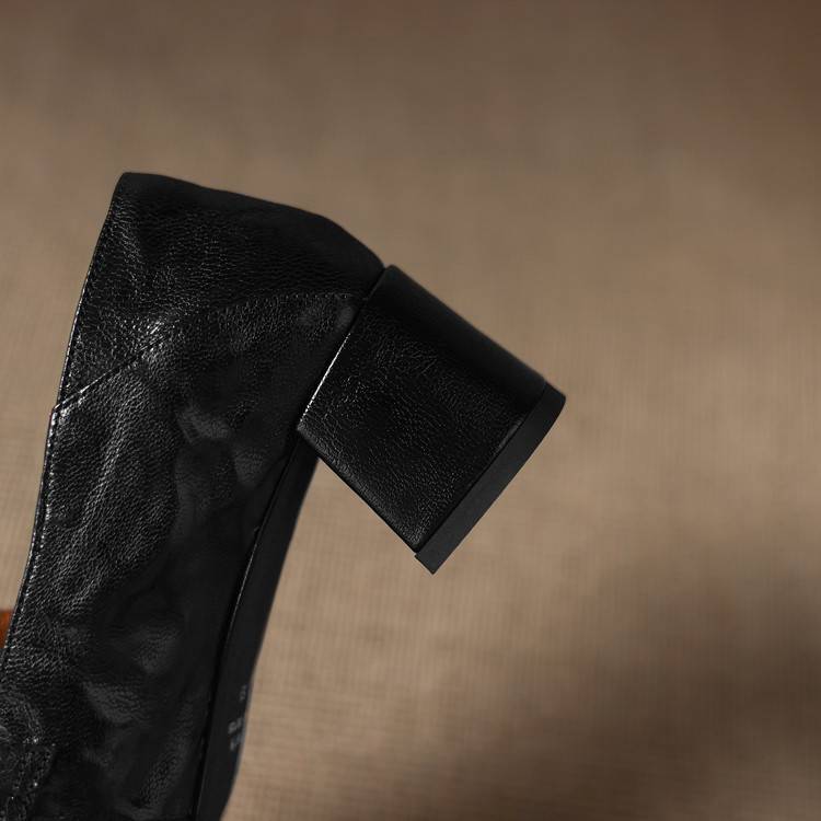 Image of Lucille | Women's Slip-On Heeled Loafers