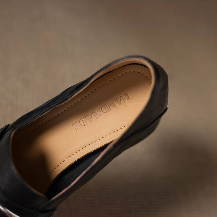 Image of Lucille | Women's Slip-On Heeled Loafers