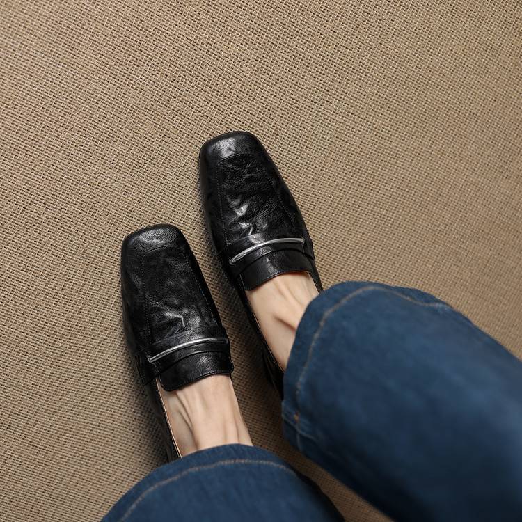Image of Lucille | Women's Slip-On Heeled Loafers