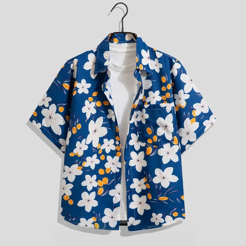 Image of Luke | Men's Button-Down Printed Shirt