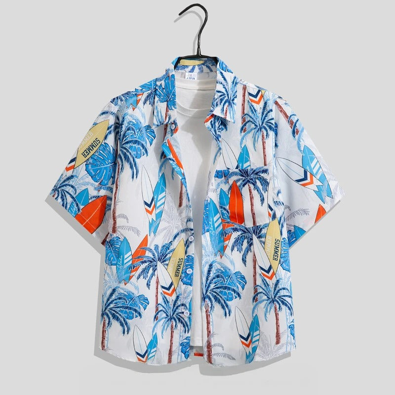 Image of Luke | Men's Button-Down Printed Shirt