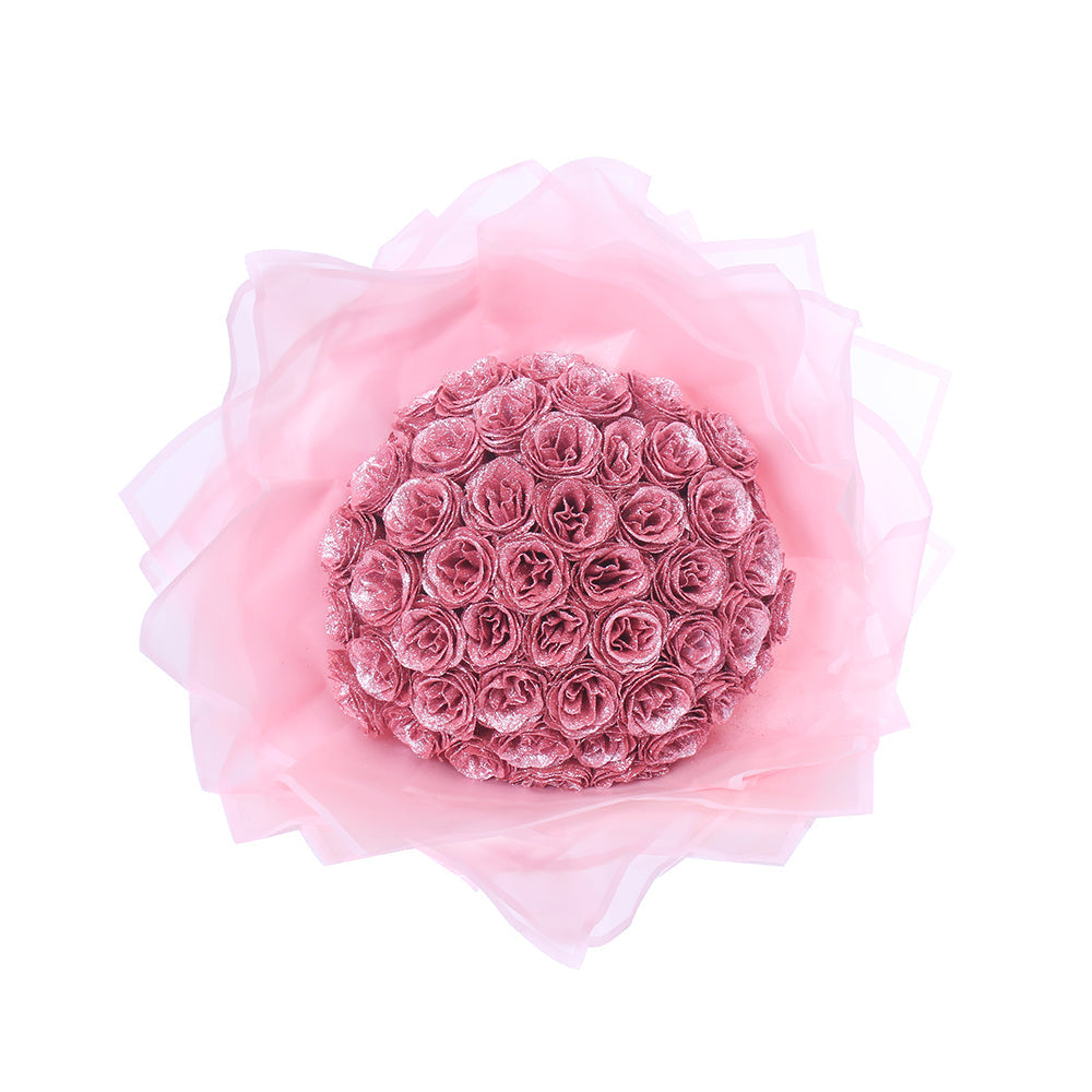 Luxe Glitter Rose Bouquet - Forever Blooming