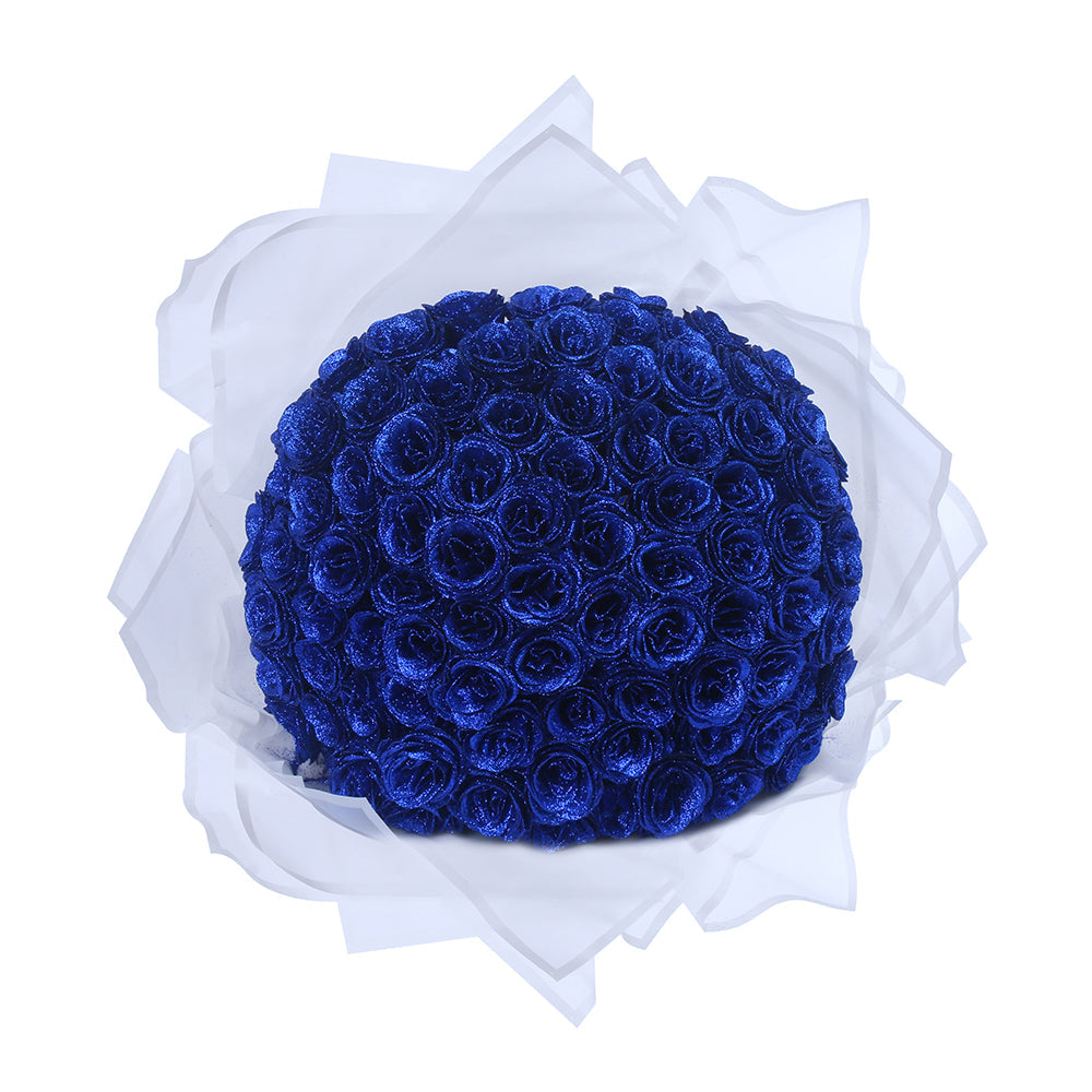 Luxe Glitter Rose Bouquet - Forever Blooming