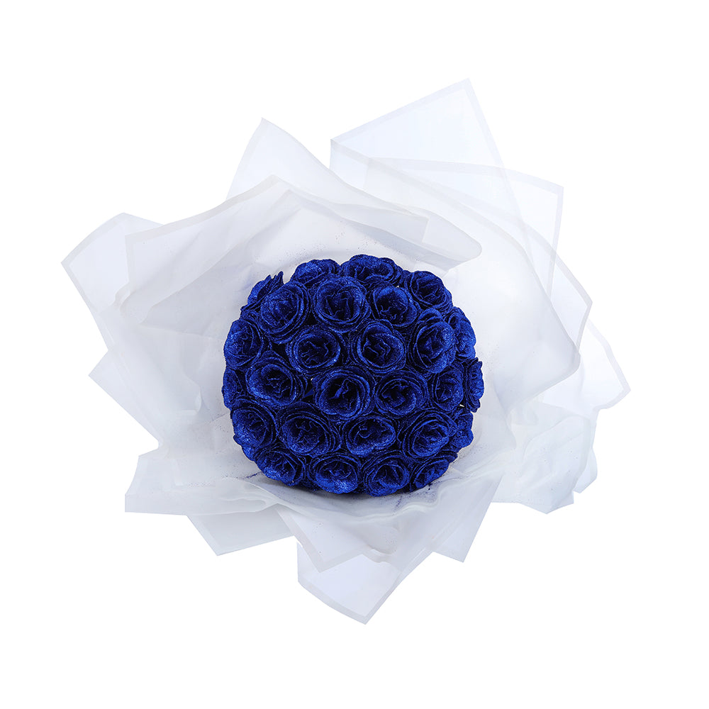 Luxe Glitter Rose Bouquet - Forever Blooming